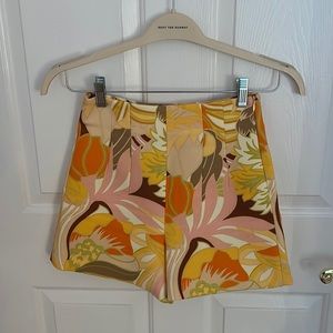 Zara 2-piece set Floral Shorts